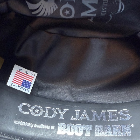 Cody James Bootbarn 5X Felt Cowboy Hat Made in USA in Dark Gray Sz 7-3/8 - Picture 6 of 9